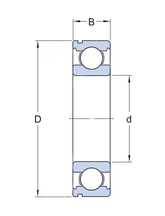 Подшипник 6310N (ГОСТ: 50310), KINEX (Словакия), 50х110х27 мм, шариковый радиальный - фото 2 - id-p2063218856