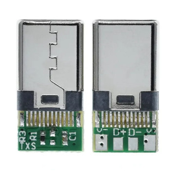 USB 3.1 Type-C Штекер роз'єм тато 24 Pin