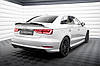Спойлер Audi A3 8V тюнінг сабля обвіс (Maxton 3d), фото 4