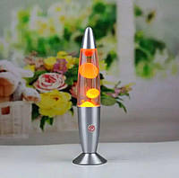 Настольная Лава лампа с воском motion lava lamp 41см без запаха от сети Happy Home KM IO3I оранжевая