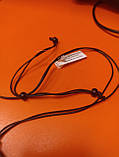 Об'ємне чорне кольє підвіска з рогу Індія, фото 3