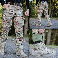 Штани тактичні 8 кишень на флісі Soft Shell (multicam) Sultan