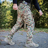 Штани тактичні 8 кишень на флісі Soft Shell (multicam) Sultan, фото 7