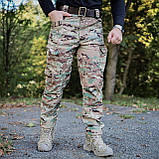 Штани тактичні 8 кишень на флісі Soft Shell (multicam) Sultan, фото 9