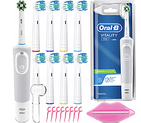 Електрична зубна щітка Oral-B D100 Vitality Біла