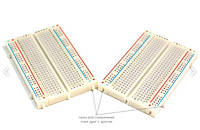 MB-102 MB102 макетная плата 400 контактов для Arduino плата контактная дорожка