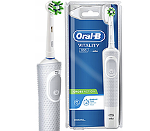 Електрична зубна щітка Oral-B D100 Vitality Біла, фото 3