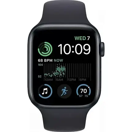 Apple Watch SE 2 40mm GPS Midnight Aluminium Case Midnight Sport Band MNT83 M/L A2722 (MNT83), фото 1