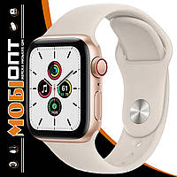 Смарт-годинник Apple Watch SE 40mm GPS Gold Aluminum Starlight Sport Band A2353