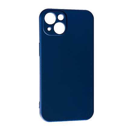 Силіконовий чохол Case SMTT (AA) для Apple iPhone 13/14 Dark Blue, фото 1