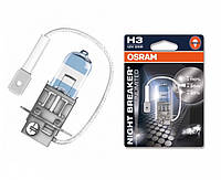 Лампа головного света Osram H3 55W 64151nbu Night Breaker Unlimited -2024100%