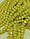 Бусини рондель чеські кришталь жовті. 6*4 мм.Пачка., фото 3