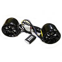 Аудіосистема з сигналізацією MT-483 (Bluetooth, FM-приймачем, USB), чорна