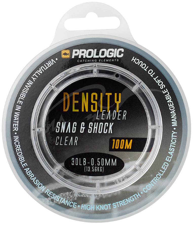 Леска Prologic Density Snag & Shock Leader 100m 0.50mm 13.60kg 30lbs Clear:  продажа, цена в Киеве. Лески и поводки от Супер Снасти - 2063261922