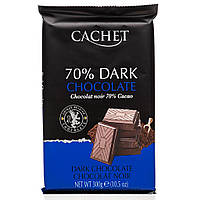 Экстра черный шоколад Cachet 70% какао 300 г