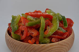 Перець триколор заморожений. В упаковці 2.5 кг