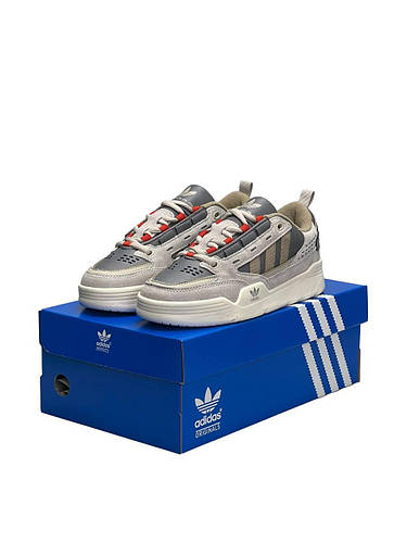 Мужские кроссовки Adidas Originals ADI2000 Grey Olive Red (Серые ...