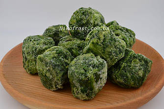 Шпинат заморожений,упаковка 2,5 кг,ящик 10 кг