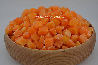 Морква кубик заморожена