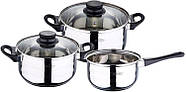 Набір кухонного посуду Toledo 2 каструлі та ківш, фото 2