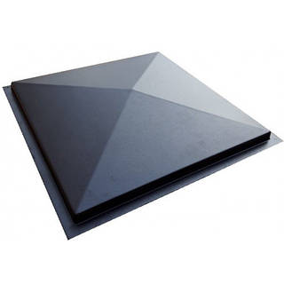 Форма для кришки 550х550х75 мм на стовп паркану; для лиття бетонних кришок на паркан