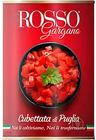 Помидоры Горгано Россо кубиком Gorgano Rosso cubettata 400g