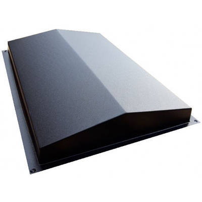 Форма для парапету 600х390х80 мм; форми для бетонного гребеня двосхилого для лиття парапетів на паркан