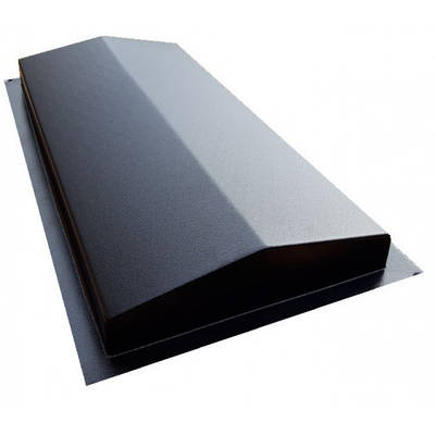 Форма для парапету 600х290х70 мм; форми для бетонного гребеня двосхилого для лиття парапетів на паркан