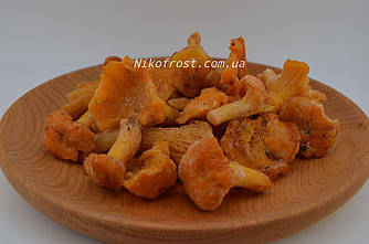 Гриби лисички заморожені,упаковка 2,5 кг