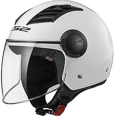 МОТОШОЛОМ ВІДКРИТИЙ LS2 OF562 AIRFLOW SOLID КОЛІР WHITE