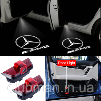 Проєктор підсвітка логотипу для дверей Mercedes-Benz (Мерседес) C-Class W204 (2007-2015), фото 1