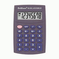 Калькулятор карманный Brilliant BS-200С, 8 разрядный