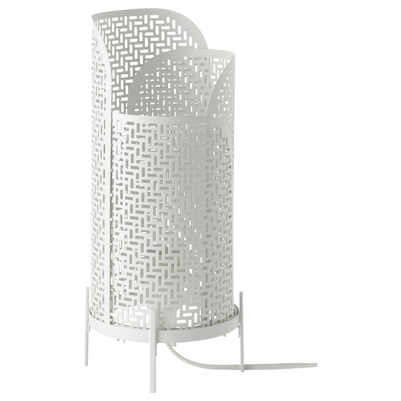 Лампа настольная IKEA NOLLPUNKT, белый, 34 см, 004.838.85 - фото 1 - id-p2063270693