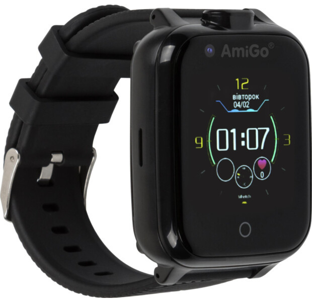 Smart Watch AmiGo GO006 GPS 4G WIFI Black UA UCRF