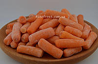 Морковь мини замороженная, минимальная фасовка для заказа 2,5кг, в ящике 10 кг