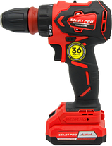 Акумуляторний шуруповерт START PRO SCD2-12/2BD BRUSHLESS, 10 мм, 1650 об/хв, Li-ion, фото 3