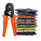 Набір наконечників (1200шт) і чотиригранний обтискний інструмент HSC8 6-4 [DART.E1] TACTIX