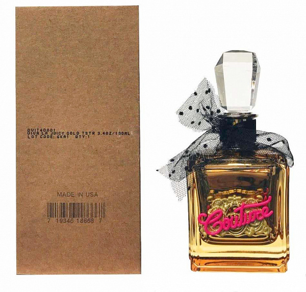 Парфумована вода Juicy Couture Viva la Juicy Gold Couture для жінок — edp 100 ml tester, фото 1