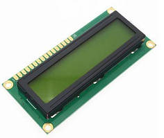 LCD1602 модуль екрану Arduino зелений 16*2 5Вольт