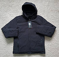 Мужская зимняя куртка CMP Man Jacket Fix Hood 33K3827-U901 черная водонепроницаемая