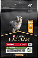 Сухий корм PRO PLAN Medium Puppy <1 Healthy Start для цуценят середніх порід, з куркою 3 кг