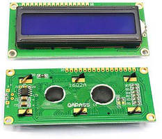 LCD1602 модуль екрану Arduino синій 16*2 5Вольт