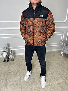 Коричнева куртка TNF