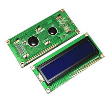 LCD1602 модуль екрана Arduino синій 16*2 5Вольт з вбудованим дисплейним модулем