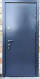 Вхідні двері Метал/Метал Антрацит Ваш ВиД Рал 7024 860/960х2050х80 Ліве/Праве, фото 3