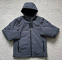 Мужская зимняя куртка CMP Man Jacket Fix Hood 33K3827-E910 серая водонепроницаемая