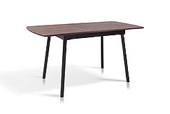 Стіл обідній Соло розкладний 110/ 145х70 см Чорний/ Дуб ТК