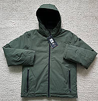 Мужская зимняя куртка CMP Man Jacket Fix Hood 33K3827-E319 зеленая водонепроницаемая