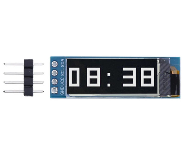 Модуль дисплея 128X32 LCD LED 0.91" IIC Arduino блакитний