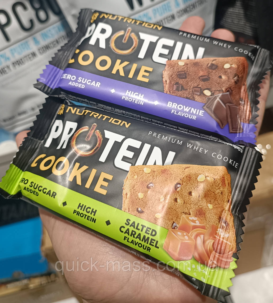 Протеїнове печиво без цукру GO On Protein Cookie 50g, фото 1
